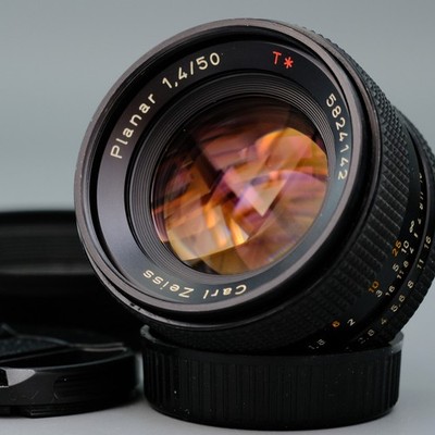 CARL ZEISS PLANAR 50mm F/1.4 - Contax Yashica mount lens made in Japan