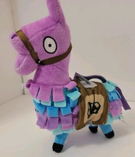 Fortnite Loot Llama Epic Games Pinata 8" Stuffed Animal Plush 2018 Purple Russ