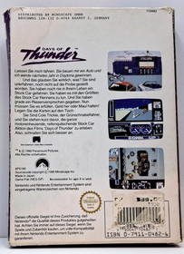 Days of Thunder / Nintendo NES / Deutschland / PAL / OHNE ANLEITUNG / 1991 / OVP