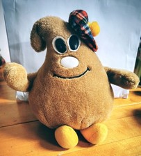 Vintage Nestle Scotchy Stuffed Plush Animal Toy Chocolate Chip 1984