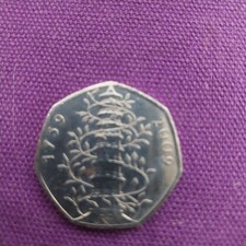 Kew Gardens 50p genuine 2009 Good Condition   - Available on eBay