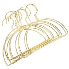 10PCS Half Round Scarf Hangers Metal Wardrobe Storage Hooks Closet Organizer