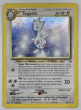 Pokémon Neo Genesis Togetic Cosmos Holo Swirl Unlimited 16/111 on eBay