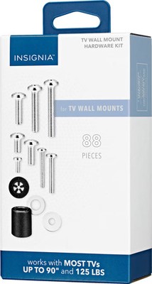 Insignia- TV Wall Mount Hardware Kit - Silver