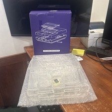 Super Nintendo Replacement Console Shell Housing SNES Translucent Clear