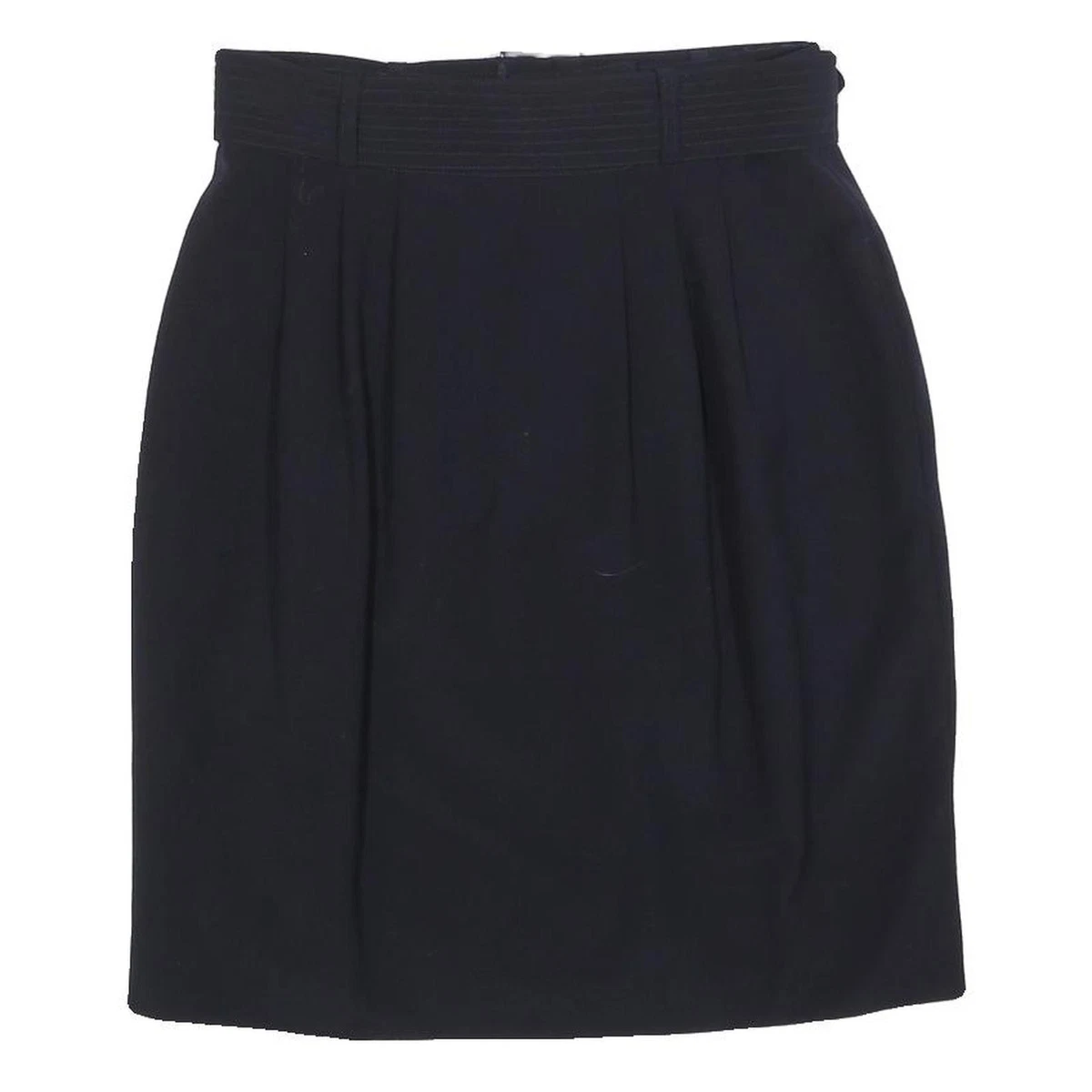 Jupe Crayon Karen Millen – UK 10 – Noir Satin Velours – Détail Fente – Bureau – Longueur Genou
