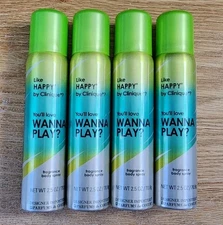 (4) Designer Imposters Wanna Play? by Parfums De Coeur Body Spray 2.5 oz