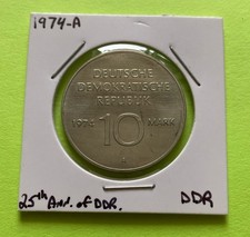 1974-A East Germany 10 Mark Anniversary Of DDR