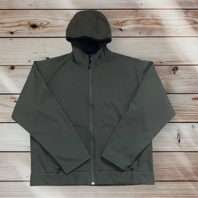Columbia Titanium Softshell Jacket Men's Olive Green Hooded Extra Large XL