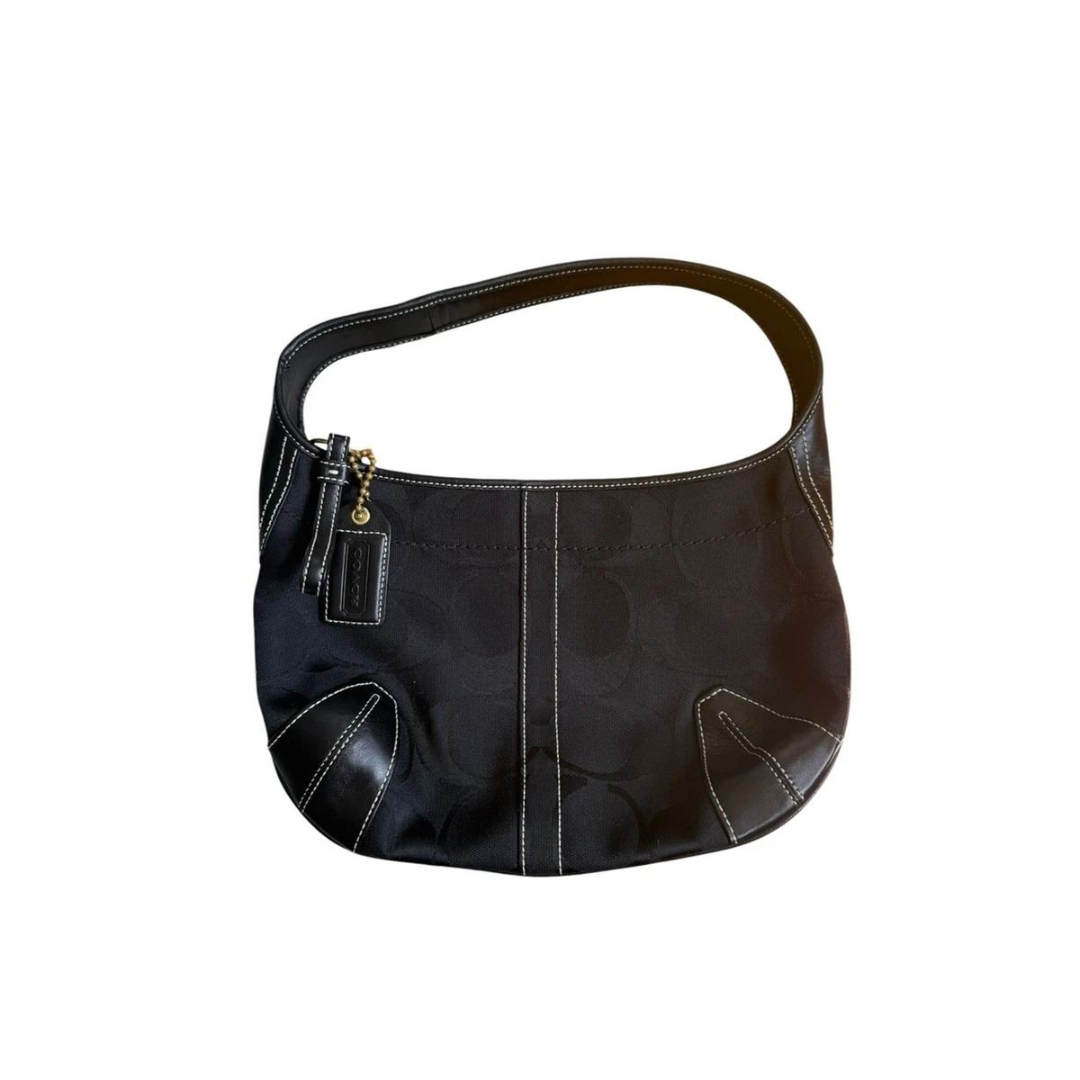 Coach Black Signature Hobo Bag | eBay