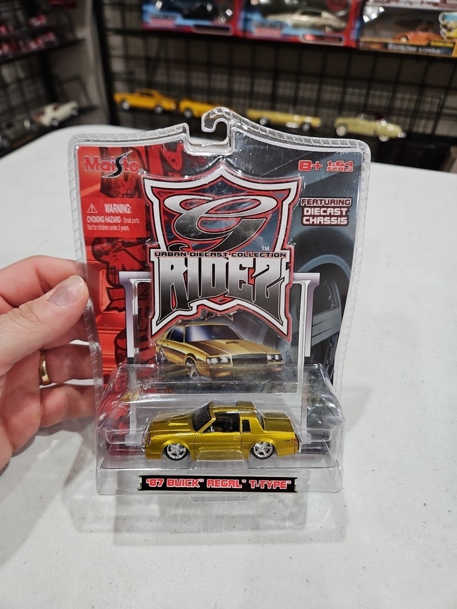 Maisto G Ridez 1:64 Diecast 1987 Gold Buick Regal T-Type 🇺🇸 FREE