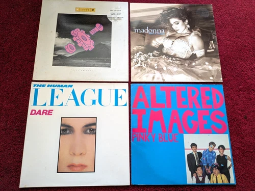 80's LP COLLECTION LOT ** MADONNA, HUMAN LEAGUE, LEVEL 42, ALTERED IMAGES.