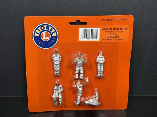 Lionel 1930260 Prisioneros Rayados 6 Piezas Figura Personas Pack NUEVO NOS | Condition: New