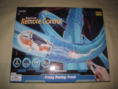 Tube Racing RC Car Track System, Build Your Own Race Course, Toy, Blue