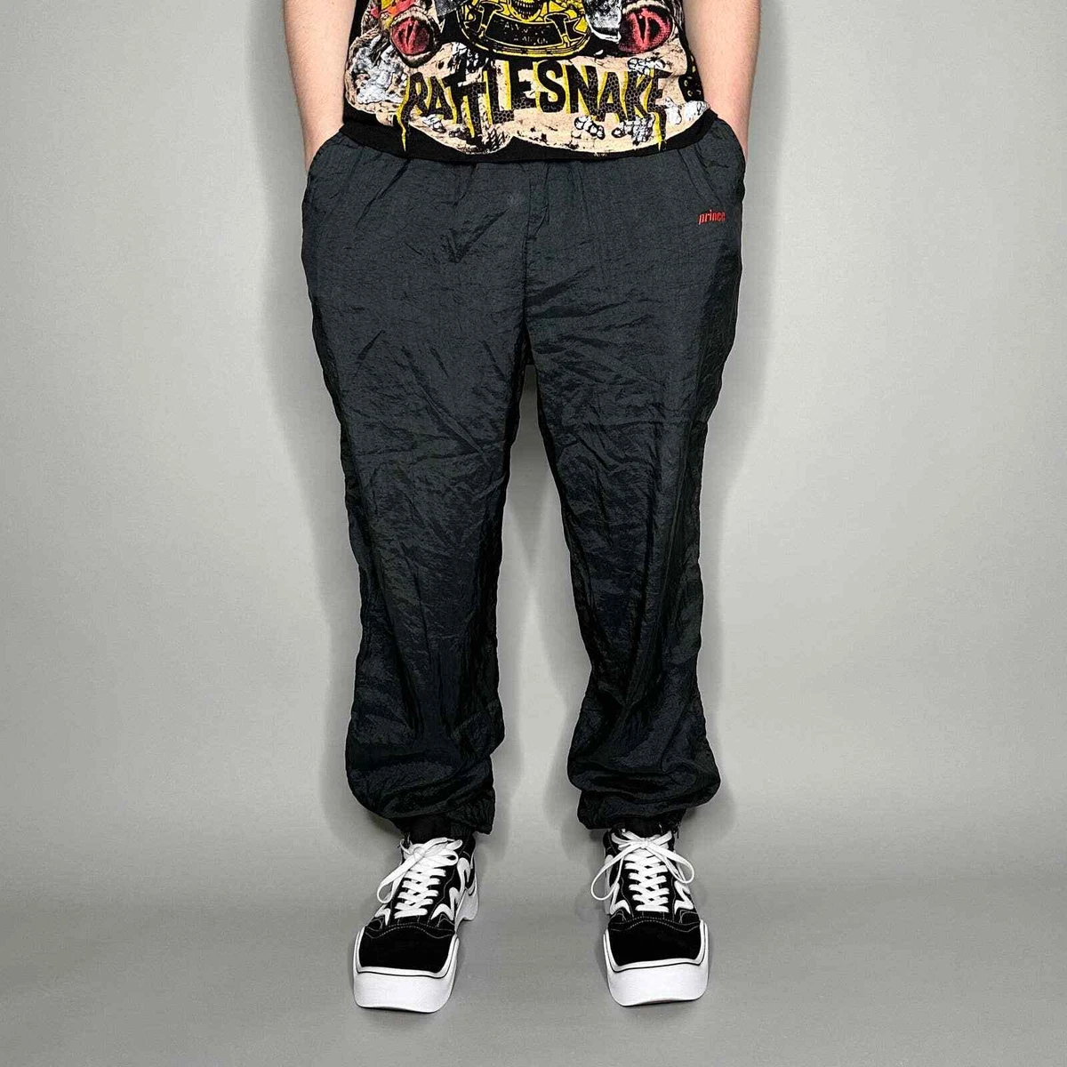 Mens baggy track shop pants
