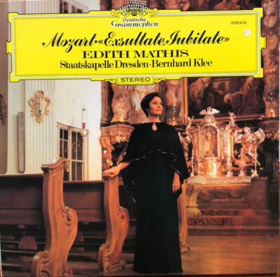 Wolfgang Amadeus Mozart - Edith Mathis, Staatskapelle Dresden   Bernhard Klee...