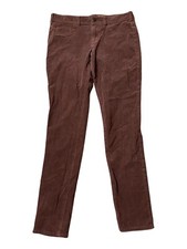Pilcro And The Letterpress Pants Womens 29 Brown Serif Corduroy Cotton Stretch