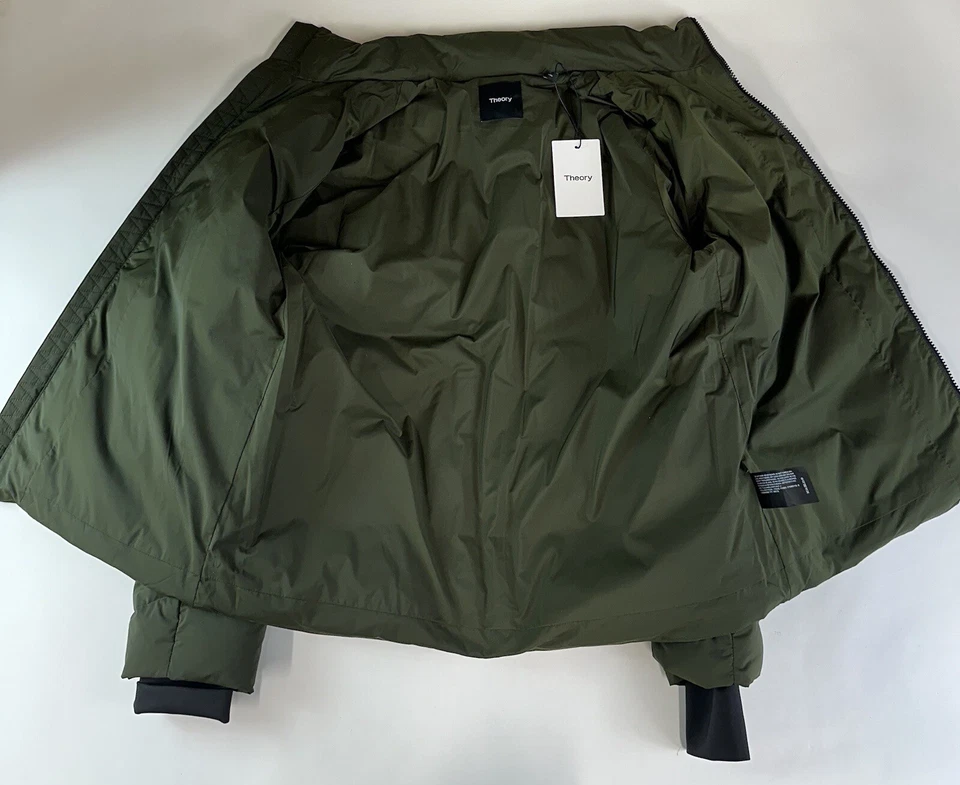 NUEVO CON ETIQUETAS TEORY Chaqueta acolchada con cuello alto para mujer talla M en polietileno urbano Foto 4 de 4