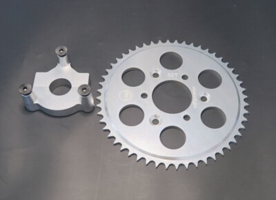 CDH 52T CNC Chain Drive Sprocket & 1.25'' Rear Hub Adapter- Gas Motorized bicycle