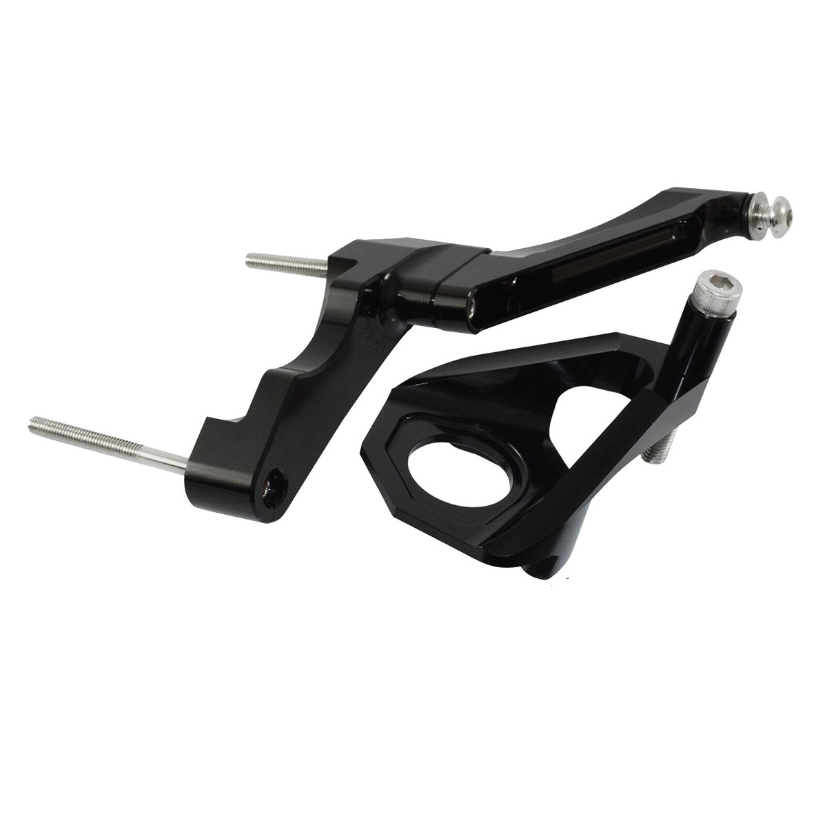 Black Steering Damper Bracket Holder For SUZUKI GSX-R600 01-05 GSX