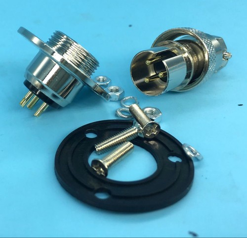 GX16 2 pin 3/4/5/6/7/8Pin Reverse Circular Aviation Plug Socket Flange Connector - Picture 29 of 72