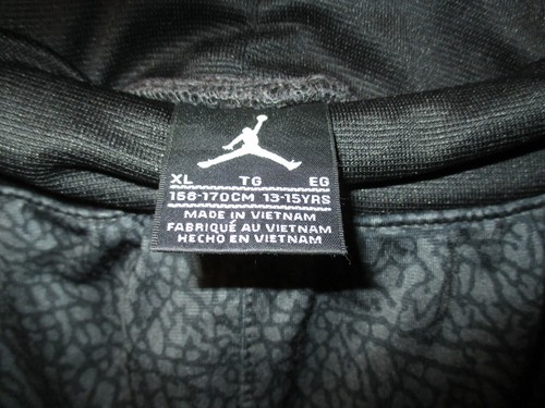 Youth Older Boy "JORDAN" track style pants, size XL, Black color. Nice!! - Picture 5 of 6