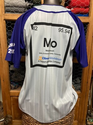 Climax Molybdenum XXL double extra large 2XL jersey Colorado mine mining Mo 2019