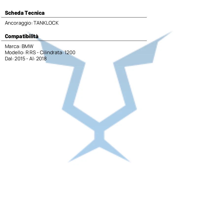 KAPPA BF11K Brida Para Bolsas Tanklock Para BMW 1200 R Rs 2015-2018 - Imagen 4 de 4