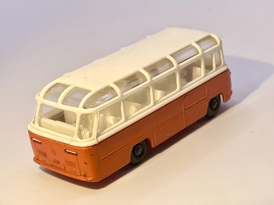 Matchbox🔥Lesney 1967 Mercedes Benz Coach -1:64- Hecho en Inglaterra Foto 4 de 4