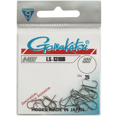 Gamakatsu LS-1310B Hooks Bronzefarben - 25 Angelhaken, Einzelhaken, Friedfische