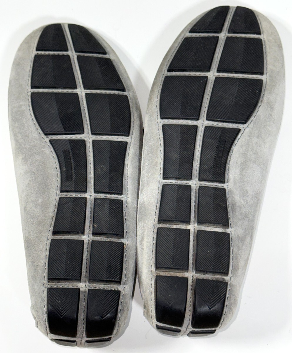 Joel Italian Leather Italy Gray Suede Driving Moccasin  display picture 3