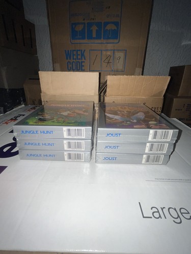 Joust & Jungle Hunt (Atari 5200 ) Lot of 2 Factory Box 6 Sealed Games Total.Nos - Picture 10 of 11