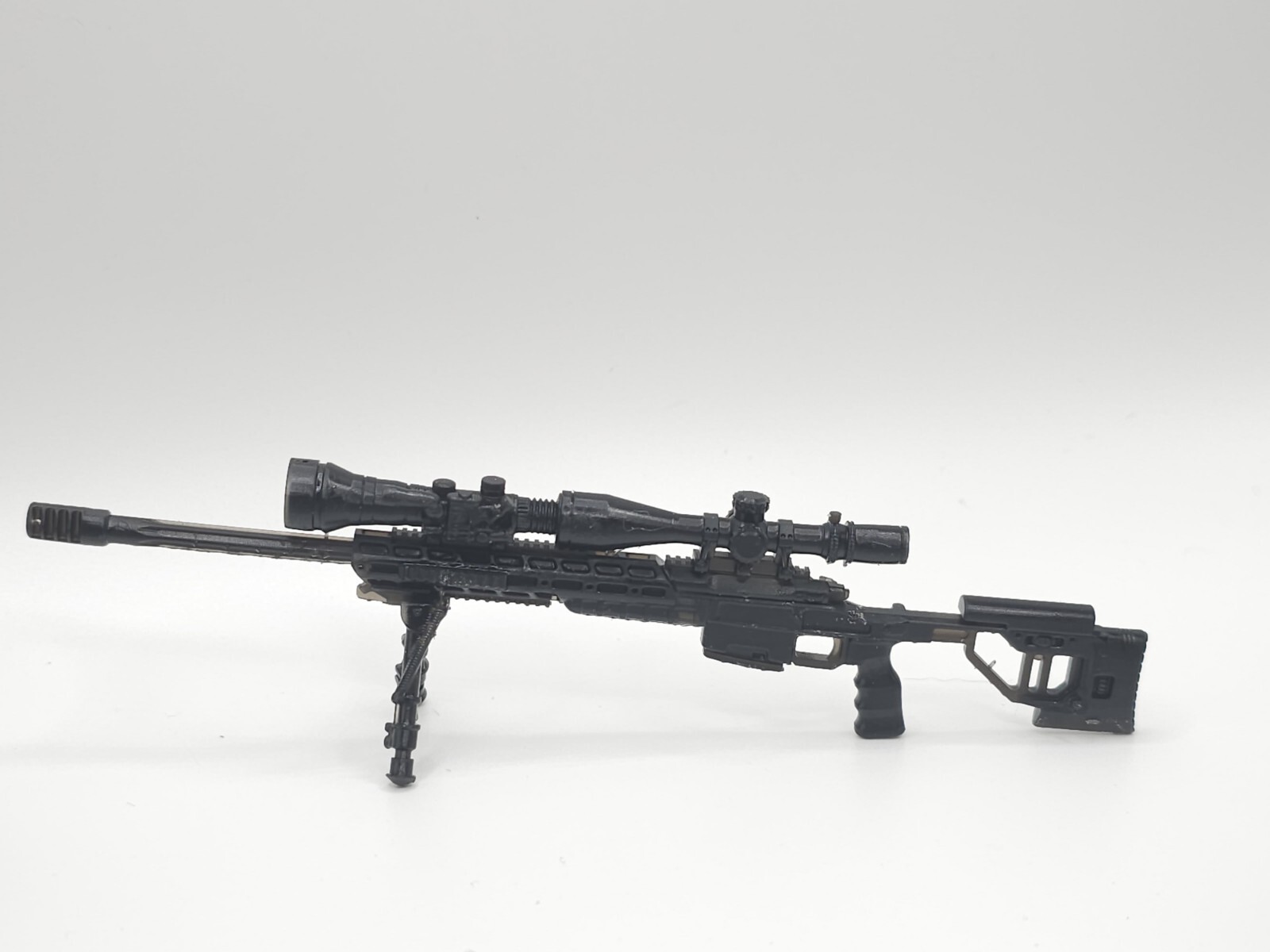 3d Printed T-5000 SNIPER RIFLE LOW LIGHT 1:12  Classified Legends Scale