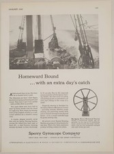 1945 Print Ad Sperry Gyroscope Co. Steering System for Boats Great Neck,NY