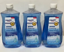 Equate Foaming Antibacterial Hand Wash, Spring Showers, 32 fl oz (3 Pack)