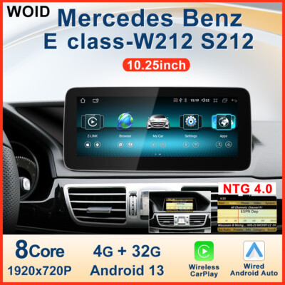 10.25'' Android Auto Radio For Mercedes E Class W212 S212 CarPlay Sat Nav NTG 4.0