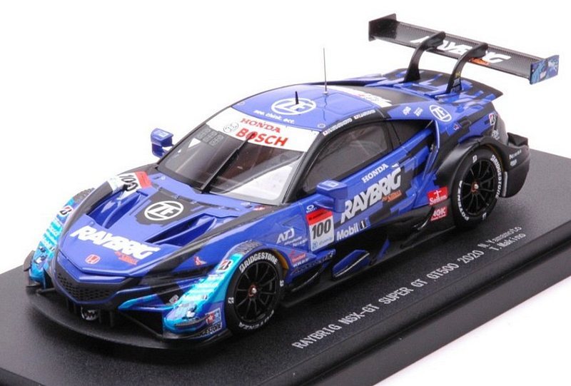 ミニカー EBBRO RAYBRIG NSX-GT GT500 2020 Honda NSX-GT Raybrig SuperGT500 2020 Yamamoto-Makino 1:43 EBBRO