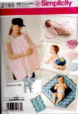 SIMPLICITY 2165 BABIES ACCESSORIES DIAPER COVER IN THREE SIZES