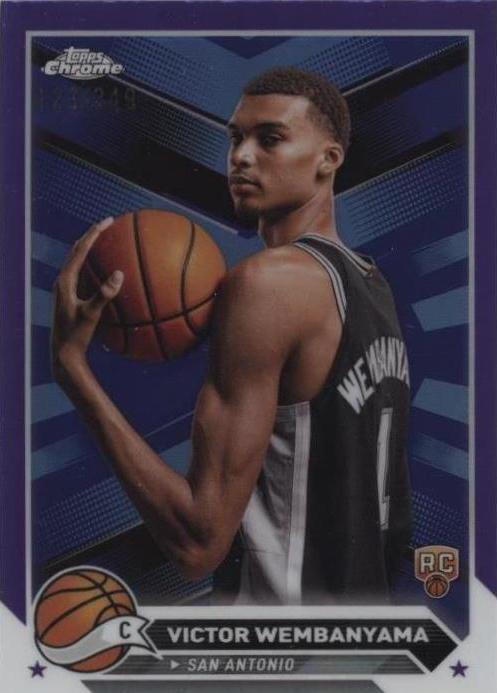 2023-24 Topps Chrome - Victor Wembanyama #1 for sale | eBay