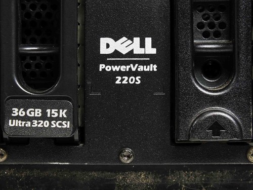 Dell Powervault 220S SCSI External 3U Rackmount Server Storage Enclosure 19" - Picture 7 of 12