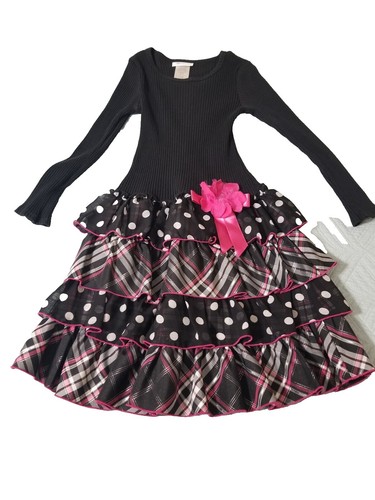 Rubie's Miraculous Ladybug Costume For Kids 5-8 Years - Red & Black Polka Dot Tutu Dress With Mask