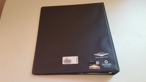 Binghamton University Universal 3-Ring Black Binder 2" 2-Clear Interior Pockets - Picture 7 of 11