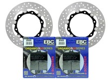 YAMAHA T-MAX 500 2008 2009 2010 2011 DISCHI FRENO ANTERIORE CON PASTIGLIE EBC