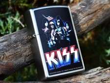 KISS Zippo Lighter - Paul Stanley - Gene Simmons - ROCK - Limited Edition - RARE