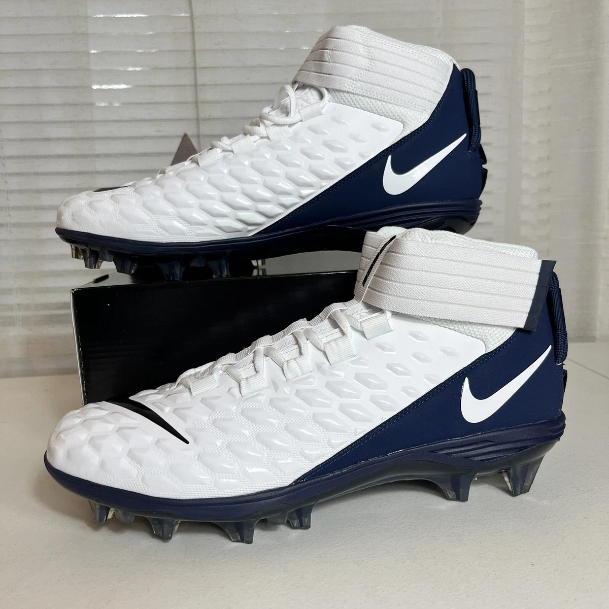 Nike FORCE SAVAGE PRO 2 P MIDNIGHT NAVY Football Cleats BV3969-401 Men’s Size 17 Nike Force Savage Pro 2 White Midnight Navy for Sale  main image 2