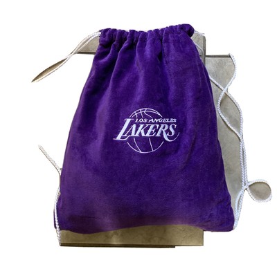 lakers drawstring bag