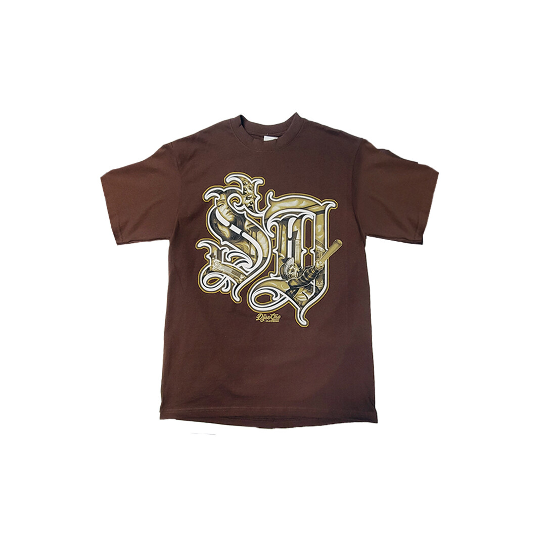 Графическая футболка с коротким рукавом Dyse One SD Collage (коричневая)