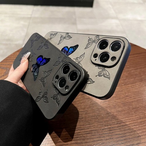 Case For iPhone 14 13 Pro Max 12 11 Shockproof Butterfly PU Leather Phone Cover - Photo 8 sur 10