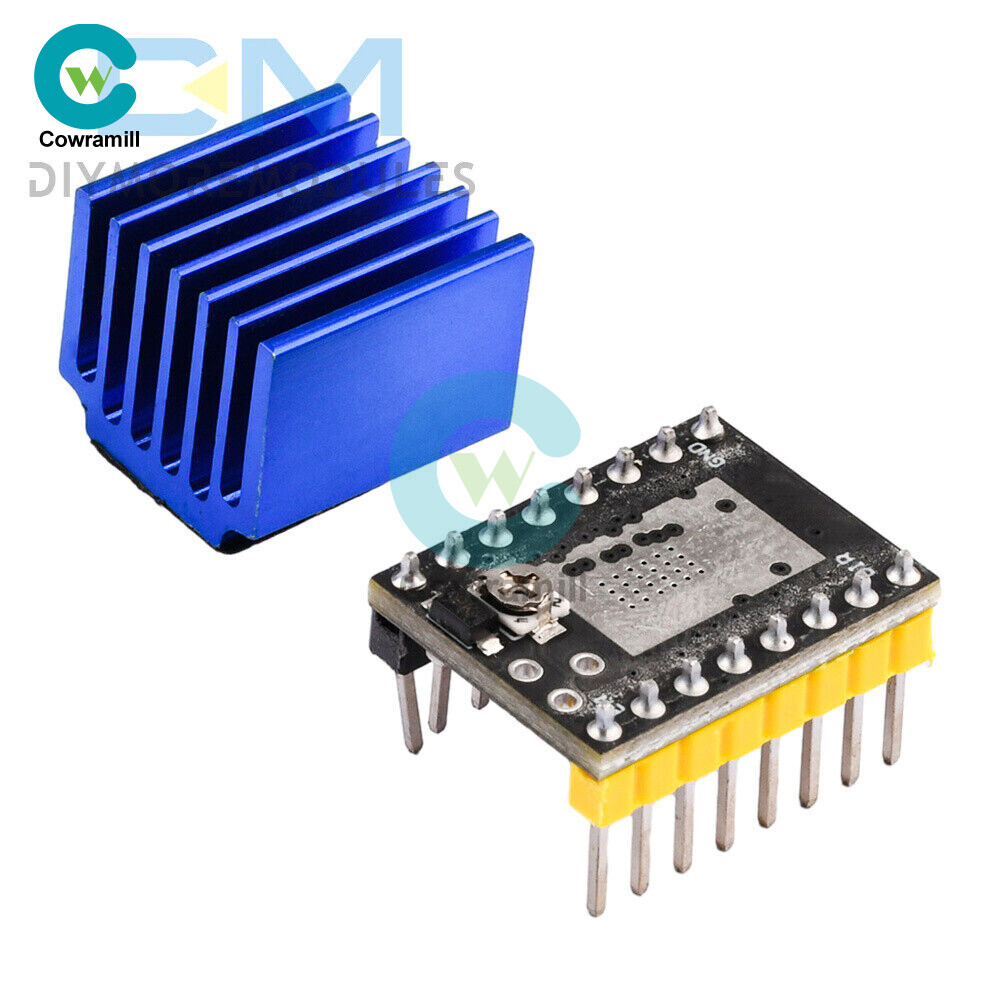 TMC2225 Stepper Motor Drive Parts 3D Printer Module Ultra Quite with Heat Sink