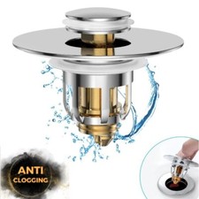 2 in 1 Universal Magic Drain Sink Stopper Instantly Replace Broken Stoppers